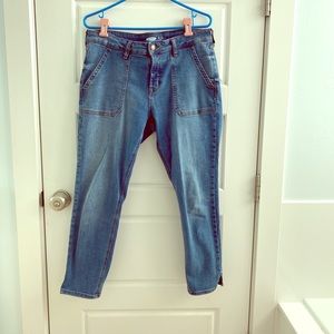 Old navy high waist wide leg denim!